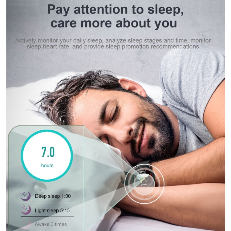 DK02 1.3 inches IPS Color Screen Smart Bracelet IP67 Waterproof, Support Call Reminder /Heart Rate Monitoring /Sleep Monitoring / Sedentary Reminder