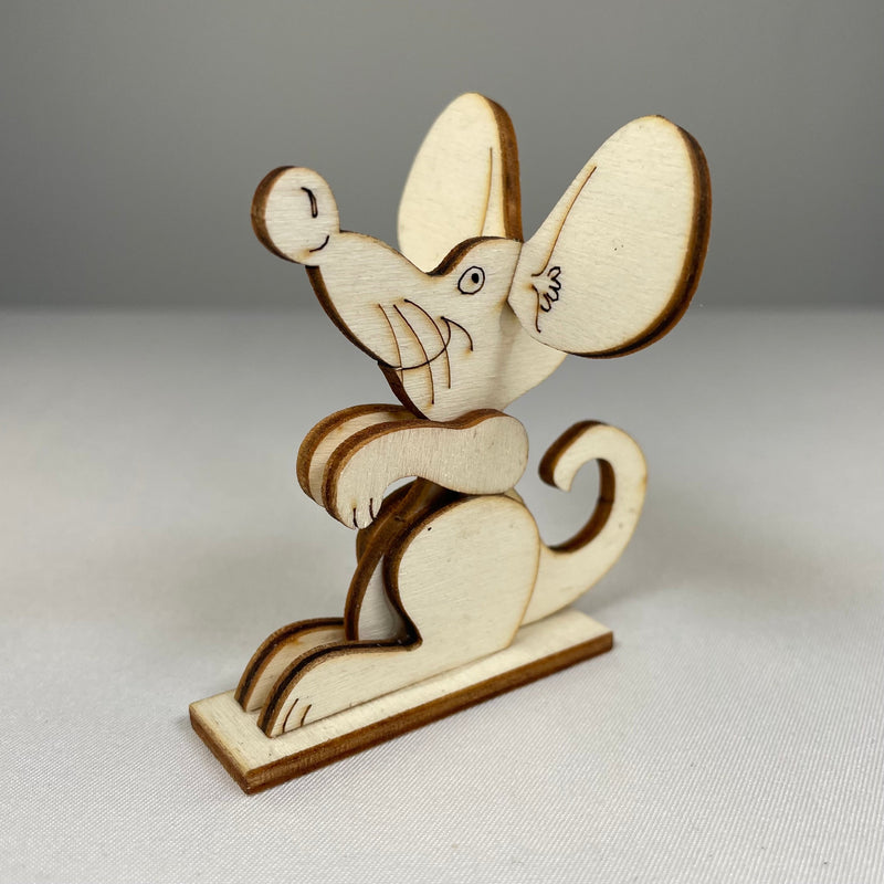 Mouse Ornament - Handmade Ornament