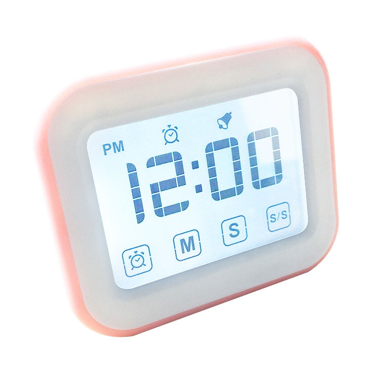 Kitchen Timer Digital Alarm Clock Large LCD Touch Screen Come with Night Light for Cooking Baking