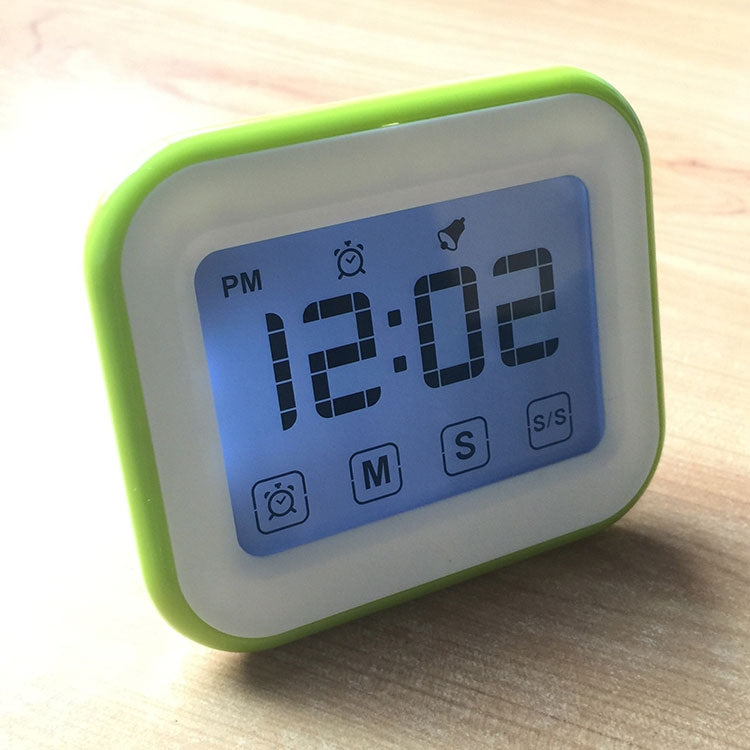 Kitchen Timer Digital Alarm Clock Large LCD Touch Screen Come with Night Light for Cooking Baking