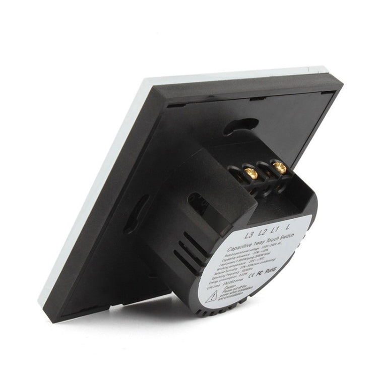 86mm 1 Gang Tempered Glass Panel Wall Switch Smart Home Light Touch Switch with RF433 Remote Controller, AC 110V-240V, 86mm 1 Gang/Black, 86mm 1 Gang/Gold, 86mm 1 Gang/White