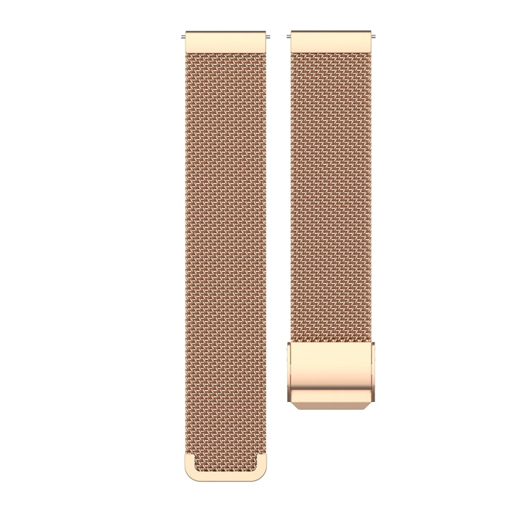 22mm Metal Mesh Wrist Strap Watch Band for Fossil Gen 5 Carlyle / Gen 5 Julianna / Gen 5 Garrett / Gen 5 Carlyle HR