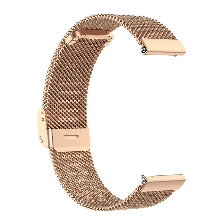 22mm Metal Mesh Wrist Strap Watch Band for Fossil Gen 5 Carlyle / Gen 5 Julianna / Gen 5 Garrett / Gen 5 Carlyle HR