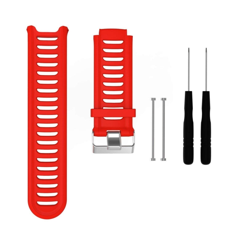 Solid Color Silicone Watch Band for Garmin Forerunner 910XT