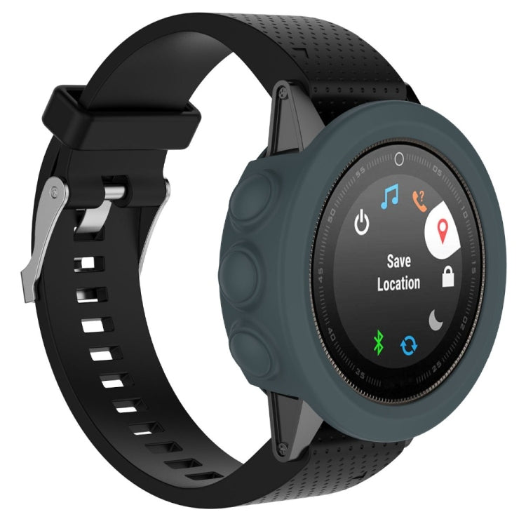 Solid Color Silicone Watch Protective Case for Garmin Fenix 5, For Garmin Fenix 5