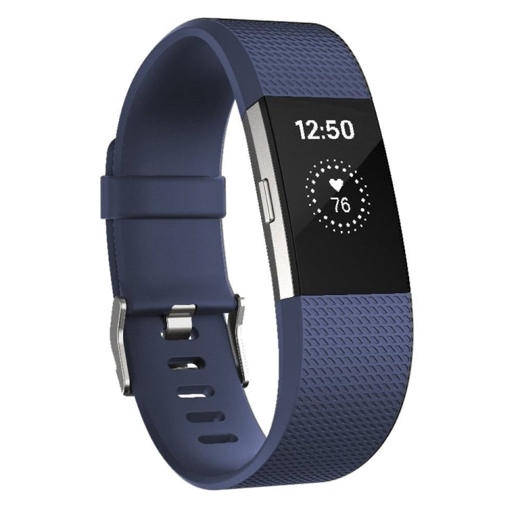 Square Pattern Adjustable Sport Watch Band for FITBIT Charge 2, Size: S, 10.5x8.5cm, S, Dark Purple, S, Purple, S, Cyan, S, Pink, S, Red, S, Green, S, Rose Red, S, Grey, S, Sky Blue, S, Blue, S, White, S, Aurora Blue, S, Black, S, Light Pink...