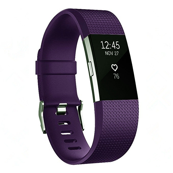 Square Pattern Adjustable Sport Watch Band for FITBIT Charge 2, Size: S, 10.5x8.5cm, S, Dark Purple, S, Purple, S, Cyan, S, Pink, S, Red, S, Green, S, Rose Red, S, Grey, S, Sky Blue, S, Blue, S, White, S, Aurora Blue, S, Black, S, Light Pink...