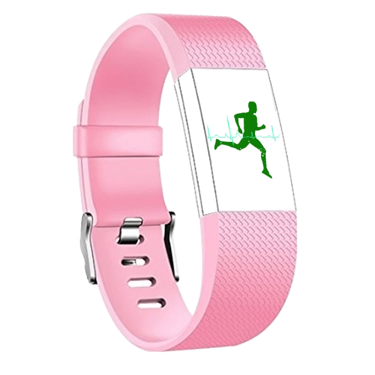 Square Pattern Adjustable Sport Watch Band for FITBIT Charge 2, Size: S, 10.5x8.5cm, S, Dark Purple, S, Purple, S, Cyan, S, Pink, S, Red, S, Green, S, Rose Red, S, Grey, S, Sky Blue, S, Blue, S, White, S, Aurora Blue, S, Black, S, Light Pink...