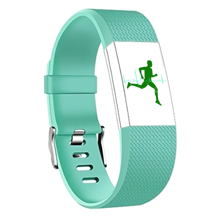 Square Pattern Adjustable Sport Watch Band for FITBIT Charge 2, Size: S, 10.5x8.5cm, S, Dark Purple, S, Purple, S, Cyan, S, Pink, S, Red, S, Green, S, Rose Red, S, Grey, S, Sky Blue, S, Blue, S, White, S, Aurora Blue, S, Black, S, Light Pink...