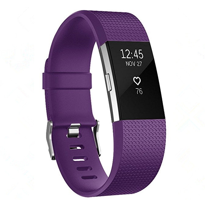 Square Pattern Adjustable Sport Watch Band for FITBIT Charge 2, Size: S, 10.5x8.5cm, S, Dark Purple, S, Purple, S, Cyan, S, Pink, S, Red, S, Green, S, Rose Red, S, Grey, S, Sky Blue, S, Blue, S, White, S, Aurora Blue, S, Black, S, Light Pink...