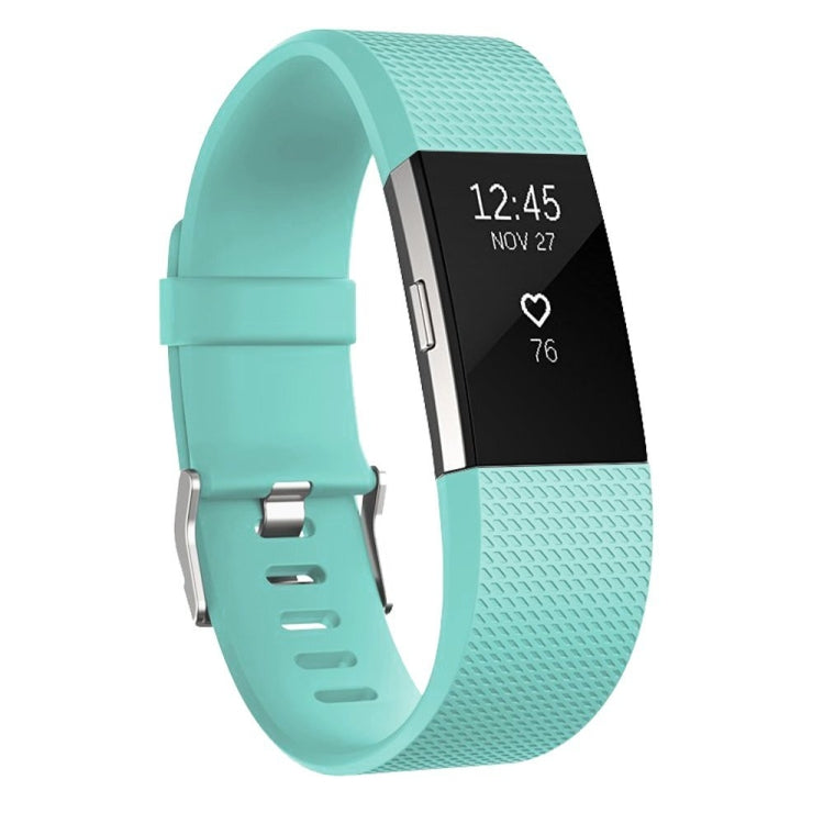 Square Pattern Adjustable Sport Watch Band for FITBIT Charge 2, Size: S, 10.5x8.5cm, S, Dark Purple, S, Purple, S, Cyan, S, Pink, S, Red, S, Green, S, Rose Red, S, Grey, S, Sky Blue, S, Blue, S, White, S, Aurora Blue, S, Black, S, Light Pink...