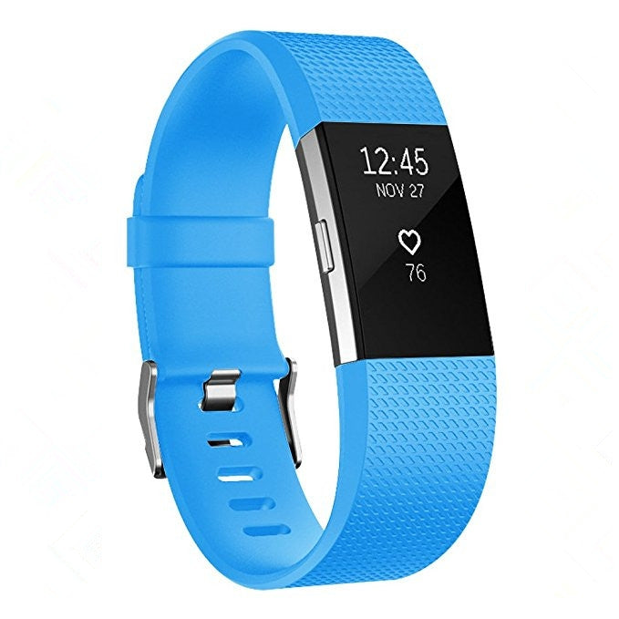 Square Pattern Adjustable Sport Watch Band for FITBIT Charge 2, Size: S, 10.5x8.5cm, S, Dark Purple, S, Purple, S, Cyan, S, Pink, S, Red, S, Green, S, Rose Red, S, Grey, S, Sky Blue, S, Blue, S, White, S, Aurora Blue, S, Black, S, Light Pink...