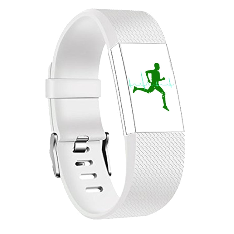 Square Pattern Adjustable Sport Watch Band for FITBIT Charge 2, Size: S, 10.5x8.5cm, S, Dark Purple, S, Purple, S, Cyan, S, Pink, S, Red, S, Green, S, Rose Red, S, Grey, S, Sky Blue, S, Blue, S, White, S, Aurora Blue, S, Black, S, Light Pink...