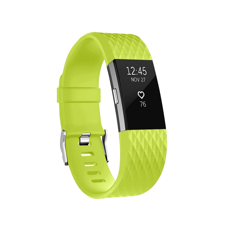 Diamond Pattern Adjustable Sport Watch Band for FITBIT Charge 2, Size: S, 10.5x8.5cm, S