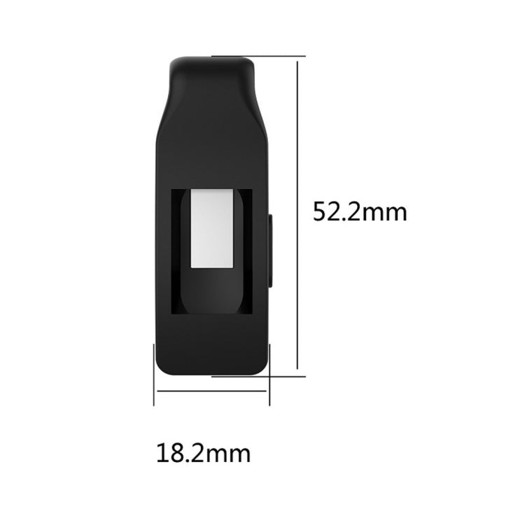 Smart Watch Silicone Clip Button Protective Case for Fitbit Inspire / Inspire HR / Ace 2