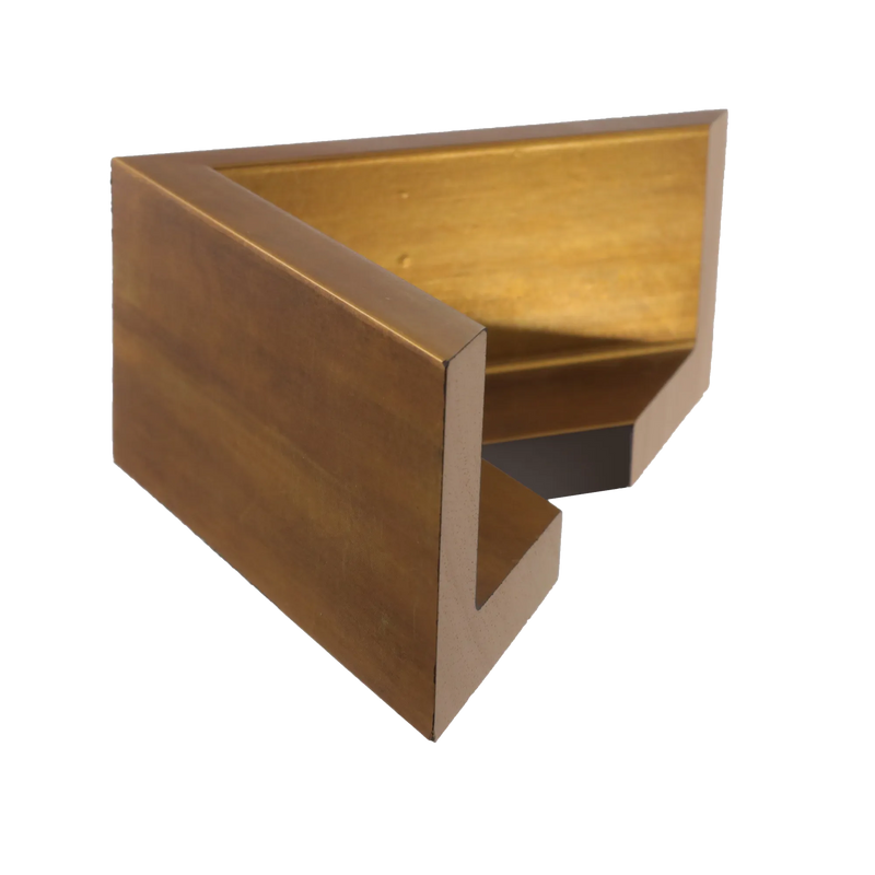 Canvas Float II Antique gold Frame, 50x50cm