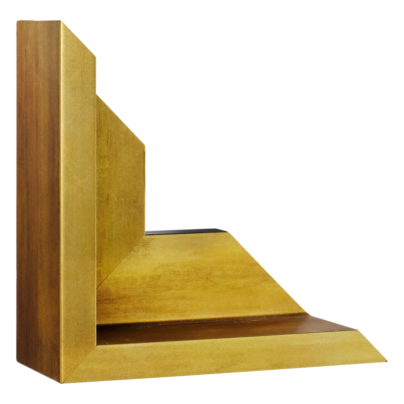 Canvas Float II Antique gold Frame, 50x60cm