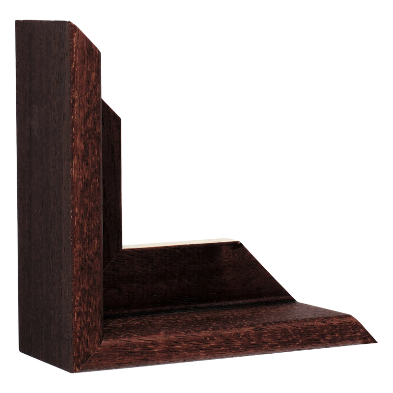 Canvas Float II Brown Frame, 8.8x24.3"