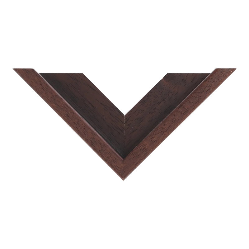 Canvas Float II Brown Frame, 22.5x30.0cm