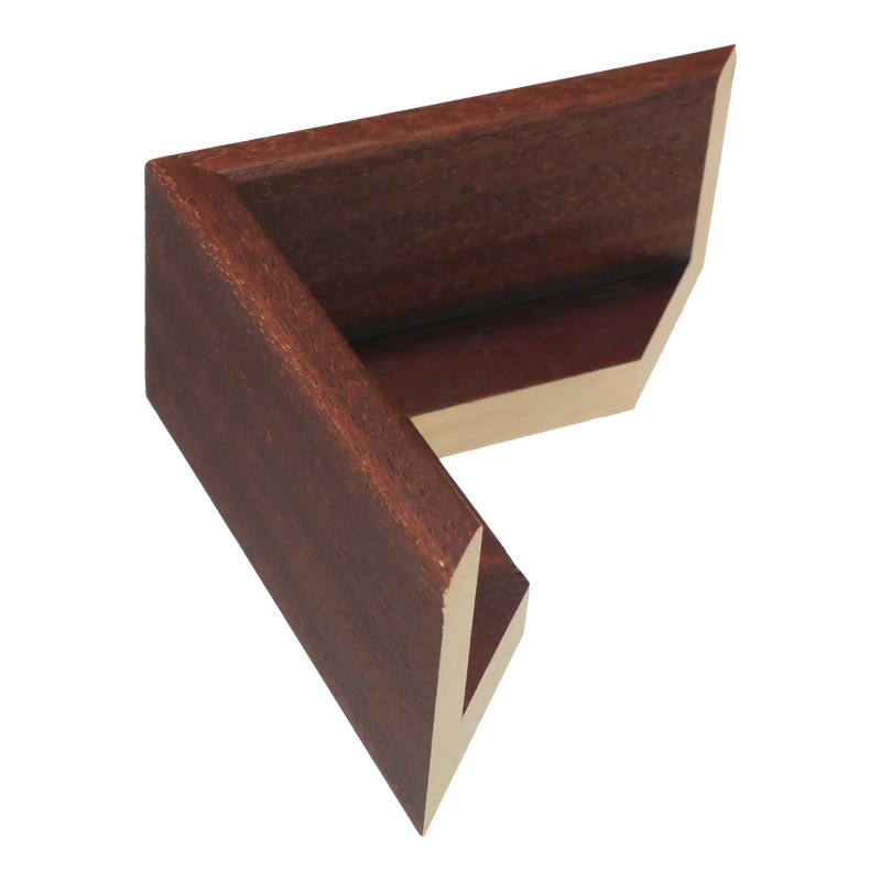 Canvas Float II Brown Frame, 22.5x30.0cm