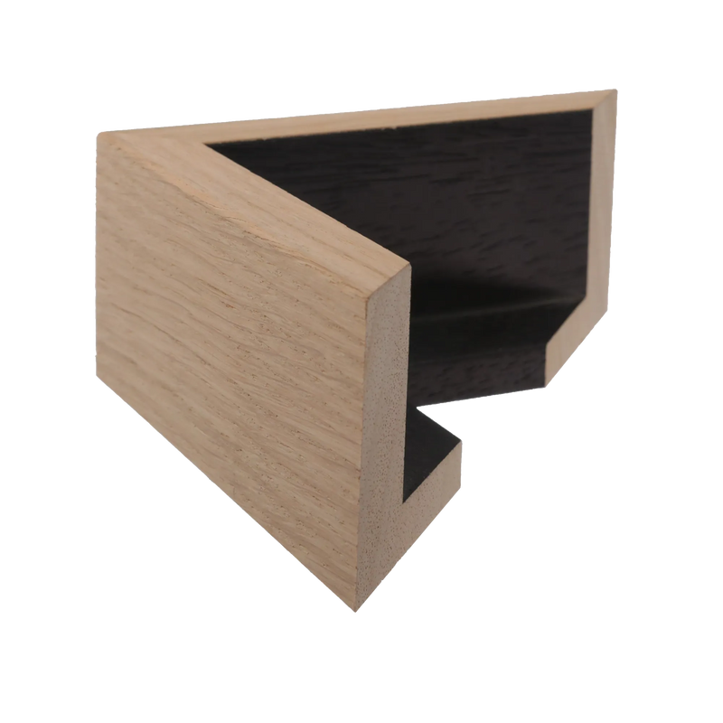 Canvas Float II Oak Frame, 9.8x15.0"