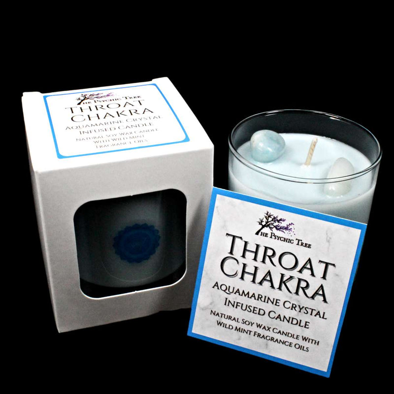 Complete Chakra Crystal Infused Scented Candle Set