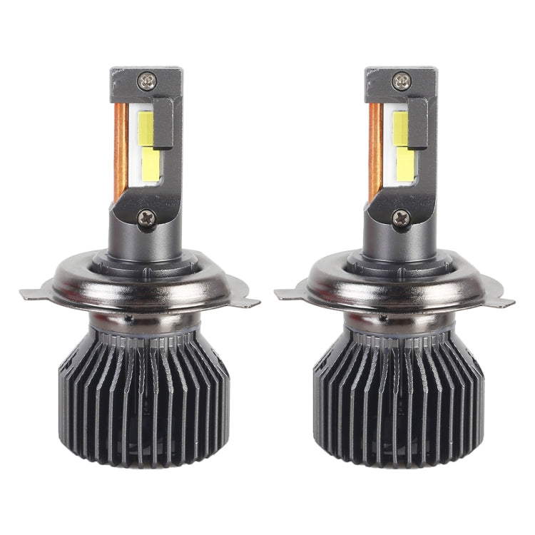 K11 1 Pair H4 12V / 75W / 6000K / 9000LM Car LED Headlight, H4