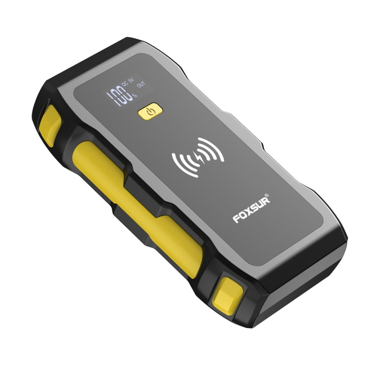 FOXSUR FJS-800 12V Car Multifunctional Wireless Charging Emergency Start Power Supply, FJS-800