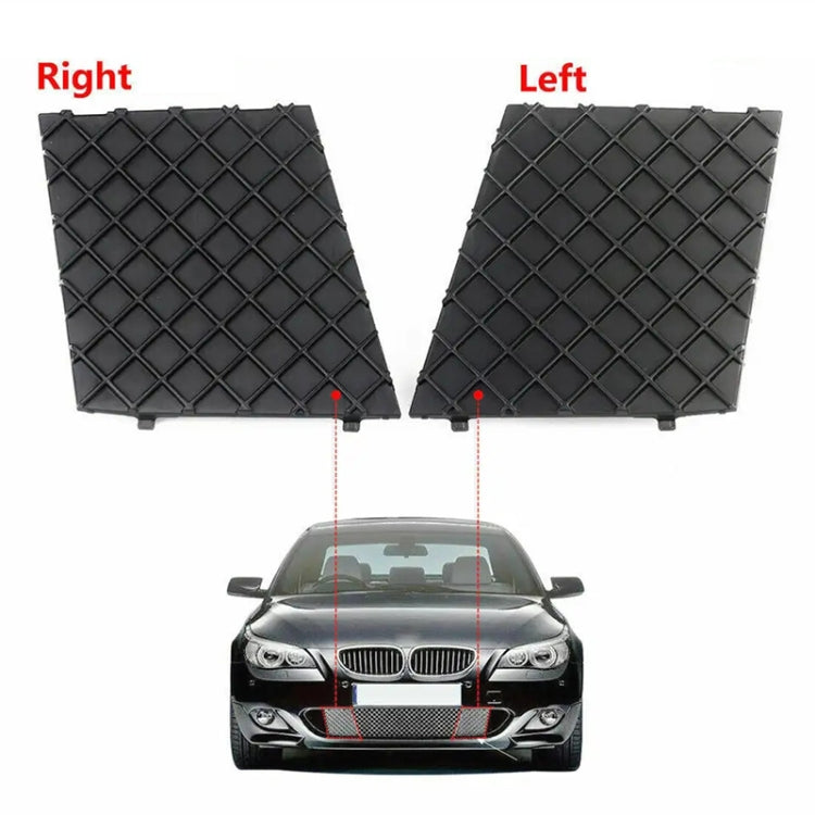 For BMW E60 2003-2010 1 Pair Car Front Bumper Lower Grille Cover 51117897184, For BMW E60 2003-2010