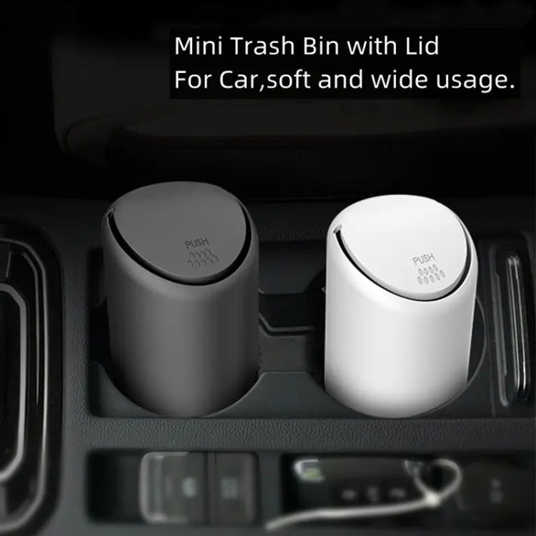 3R-2114 Car Multifunctional Mini Trash Can, 3R-2114(White)