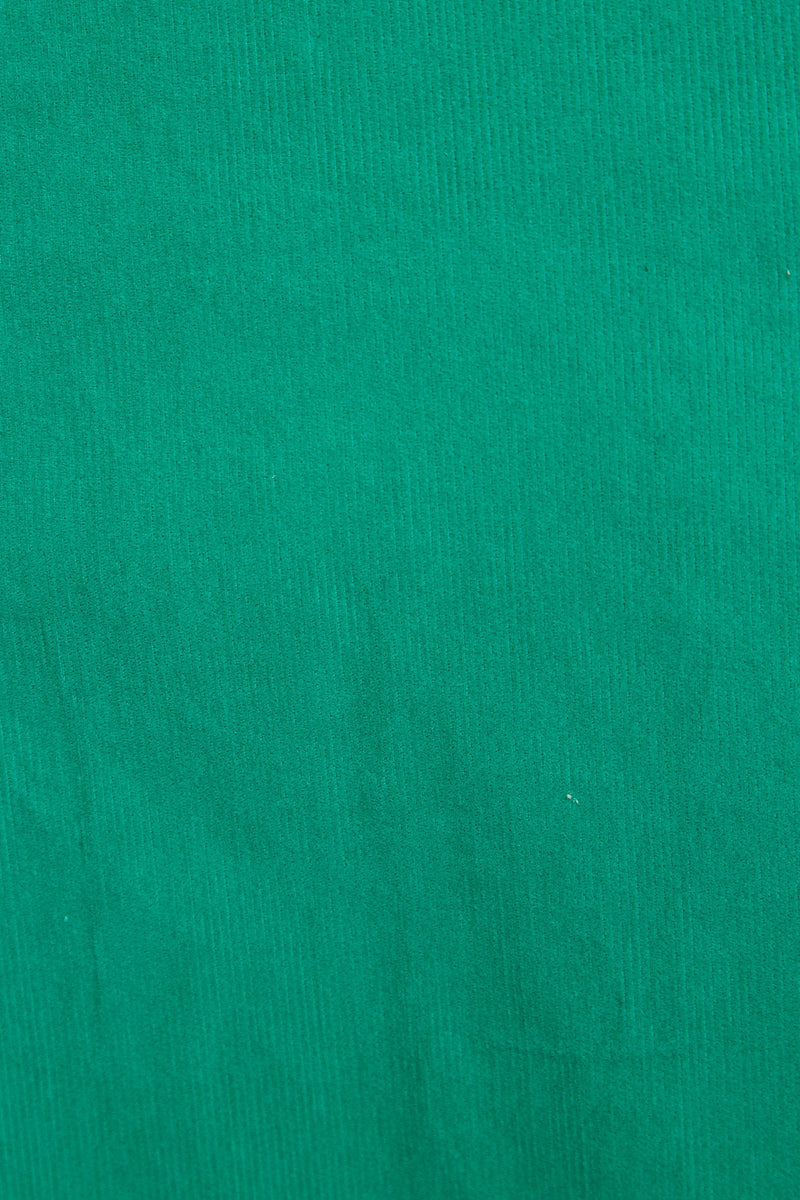 Louche Cathleen Green Mini Baby Cord Tea Dress