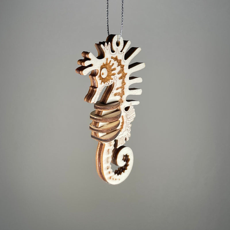 Seahorse Bauble - Flatpack Model Kit