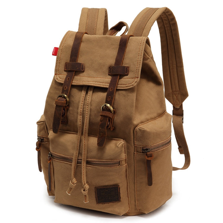 AUGUR 1039 Large Student Retro Canvas Backpack Shoulders Laptop Bag, 1039 Large