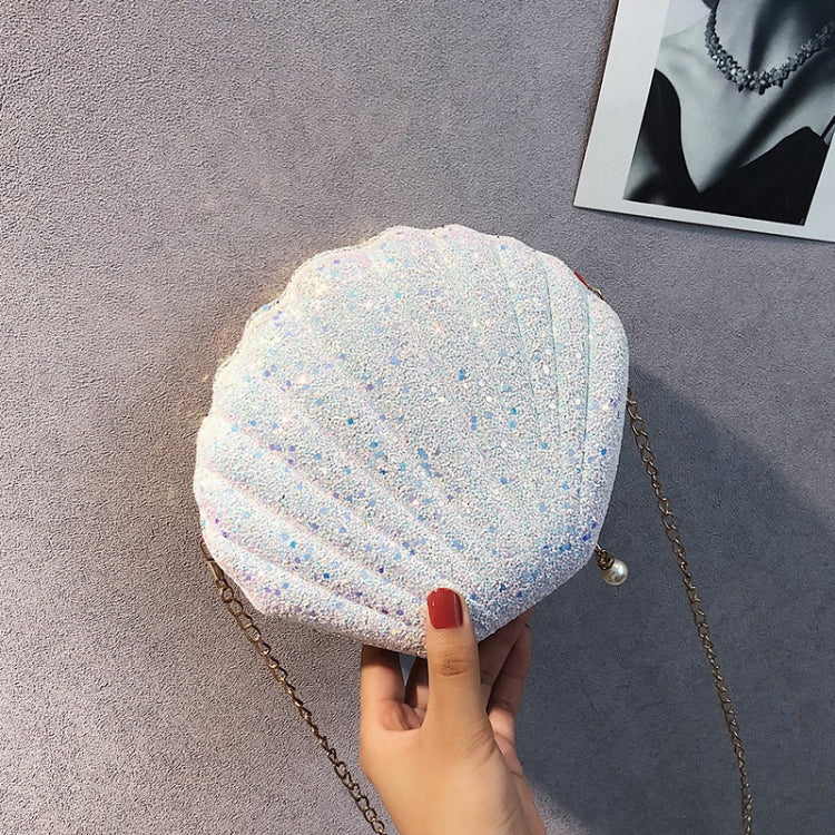 Shell Shape Fashion Sequined Single Shoulder Crossbody Bag