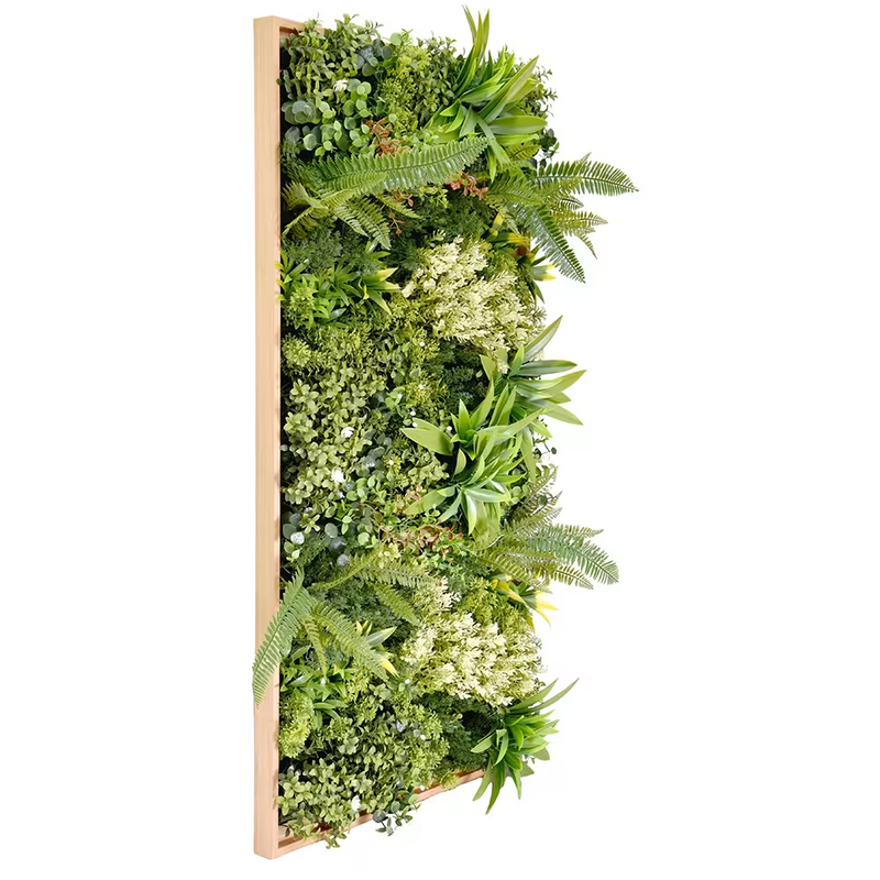 Artificial Dense Rhea B Wall Art - 50cm x 100cm