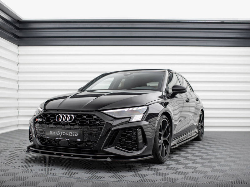 Maxton Design - FRONT SPLITTER V.1 AUDI RS3 8Y (2020-2024)