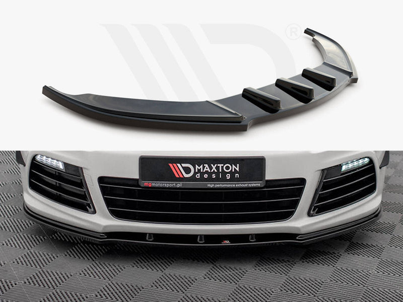 Maxton Design - Front Splitter V.1 Volkswagen Scirocco R Mk3