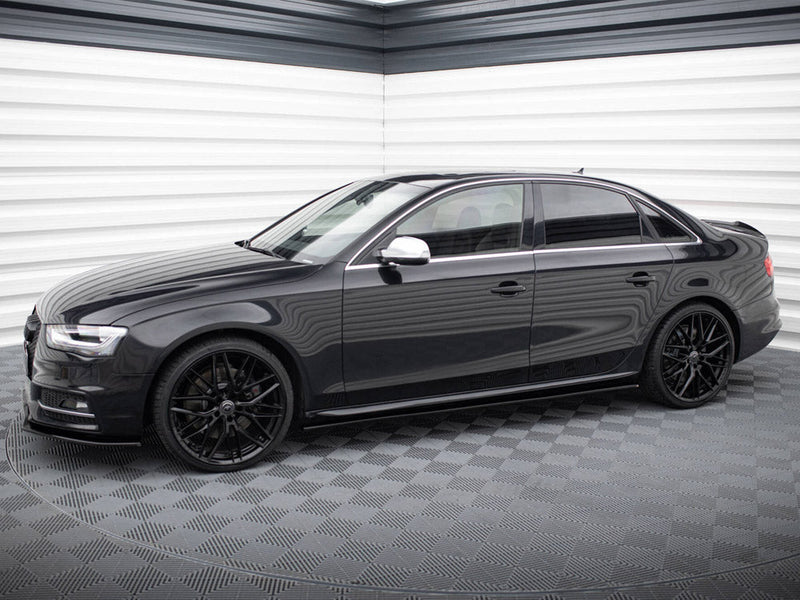 Maxton Design - SIDE SKIRTS DIFFUSERS AUDI S4 / A4 / A4 S-LINE B8 / B8 FL