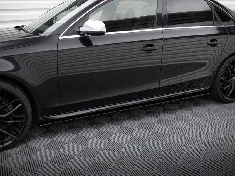 Maxton Design - SIDE SKIRTS DIFFUSERS AUDI S4 / A4 / A4 S-LINE B8 / B8 FL
