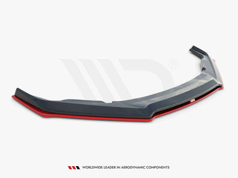 Maxton Design - FRONT SPLITTER (BLACK & RED) V.5 SUBARU BRZ FACELIFT 2017-2020