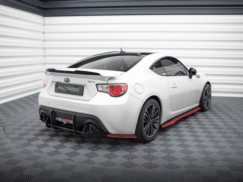 Maxton Design -Rear Side Splitters V.2 Subaru BRZ Mk1 / Mk1 Facelift