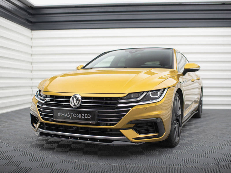 Maxton Design - Front Splitter V.2 Volkswagen Arteon R-Line Sedan / Shooting Brake Mk1