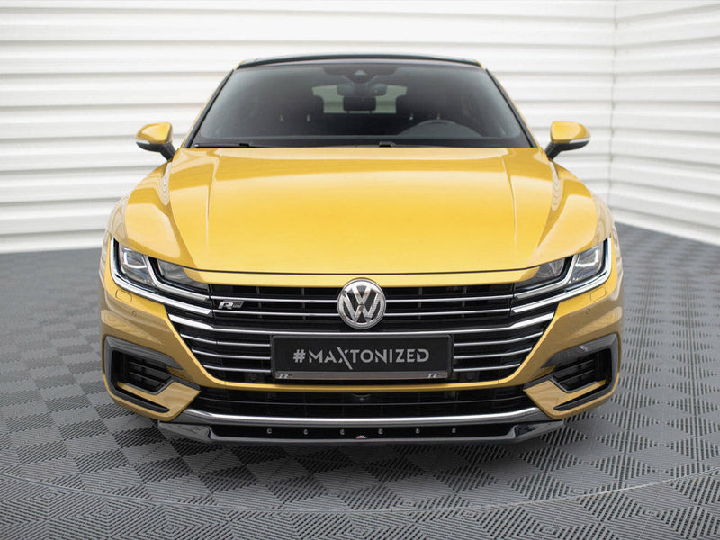 Maxton Design - Front Splitter V.2 Volkswagen Arteon R-Line Sedan / Shooting Brake Mk1