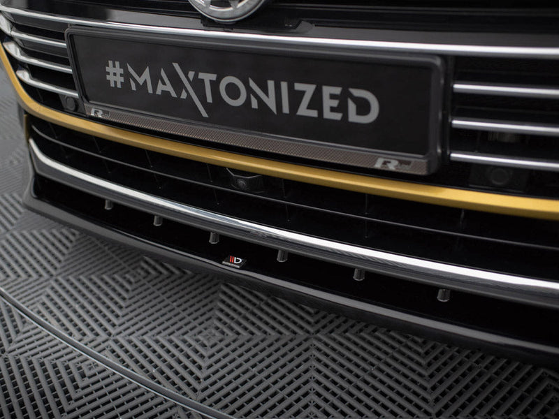 Maxton Design - Front Splitter V.2 Volkswagen Arteon R-Line Sedan / Shooting Brake Mk1