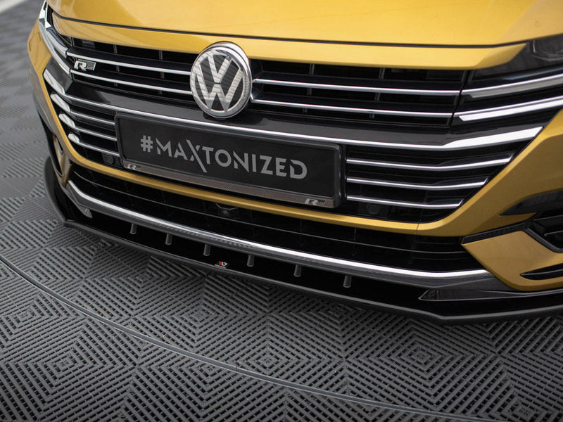 Maxton Design - Front Splitter V.3 Volkswagen Arteon R-Line Sedan / Shooting Brake Mk1