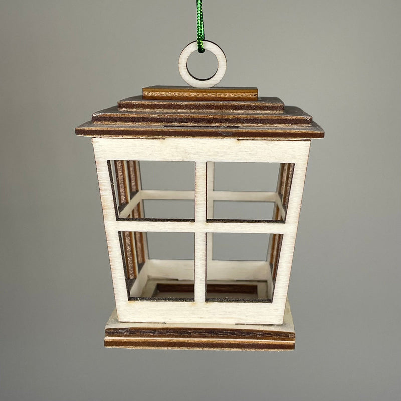 Victorian Christmas Lantern Bauble - Handmade Decoration
