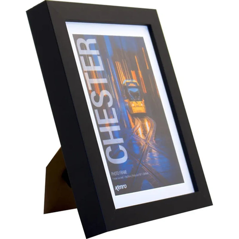 Kenro Chester 12x10 Frame with 10x8 Insert - Black