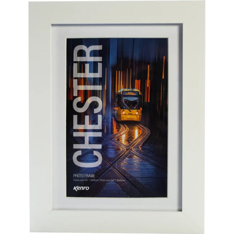 Kenro Chester 12x10 Frame with 10x8 Insert - White