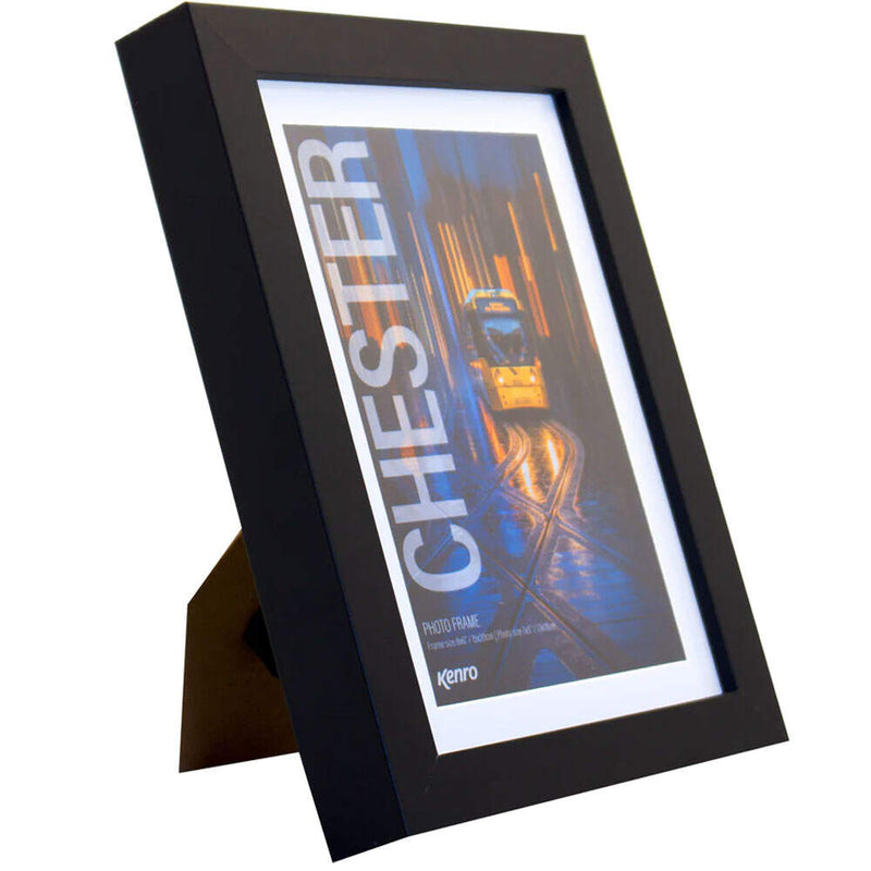 Kenro Chester A4 Frame with 9x6 Insert - Black