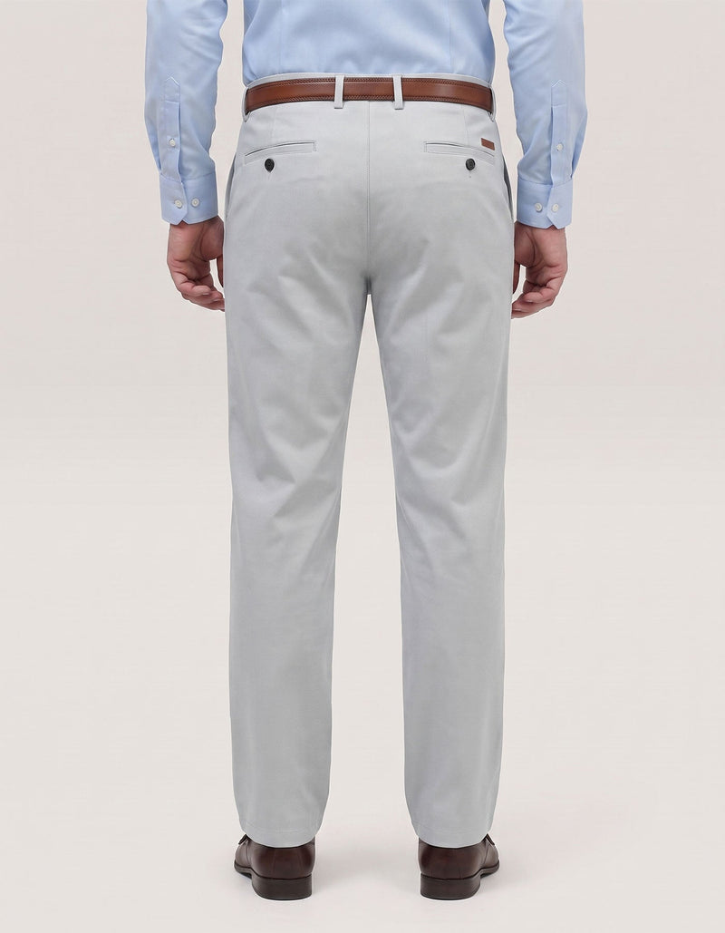 Silver Easy Care Chino Trouser